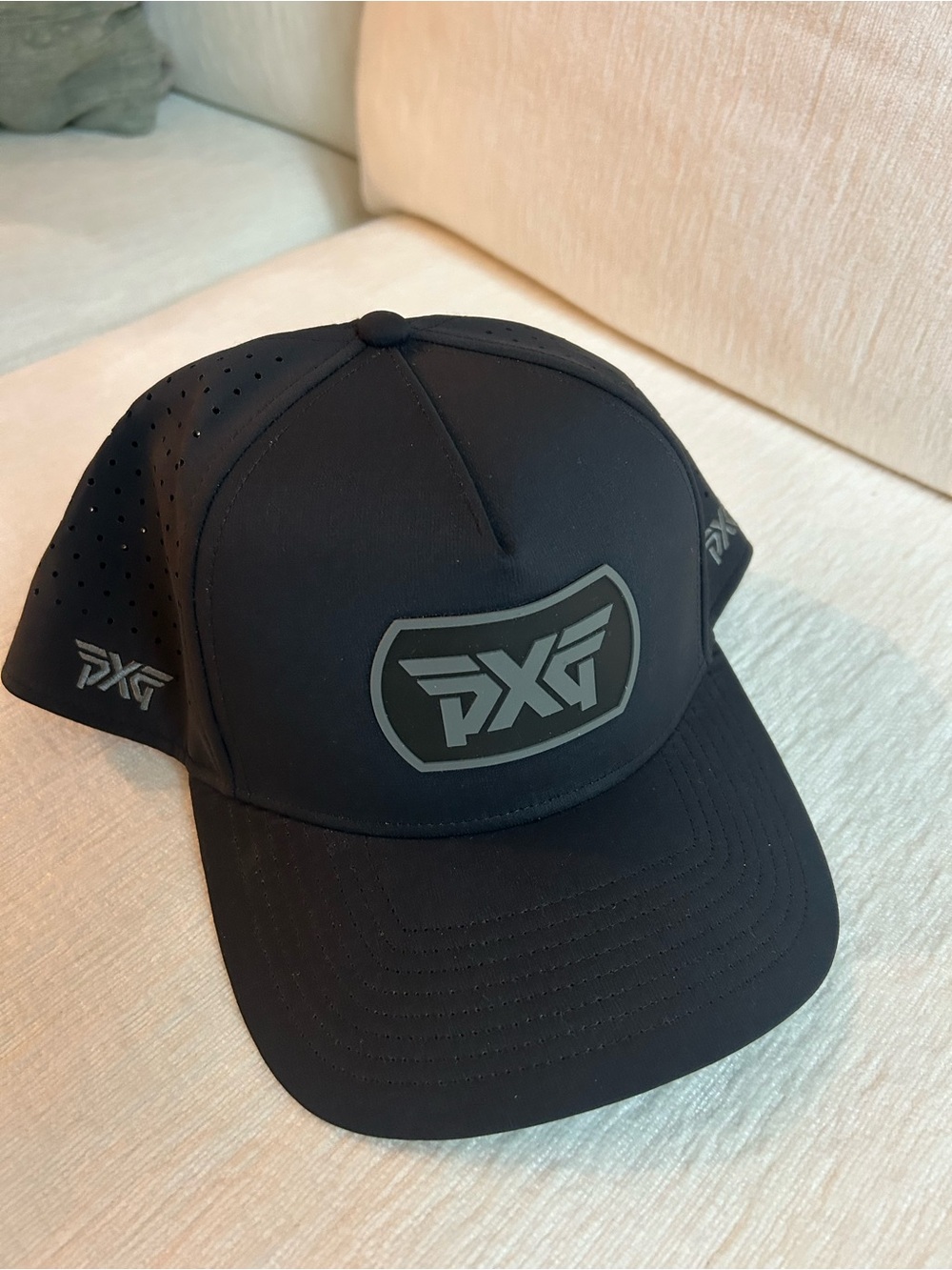 PXG Black and Grey Performance Golf Cap